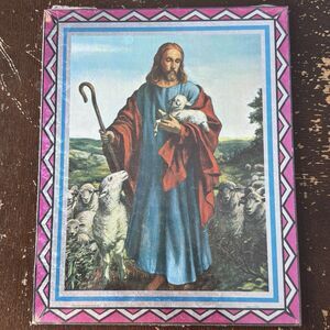 Soroka 8x10 Wall Plaque Jesus The Good Shepherd Wooden Still Sealed Christ Sheep